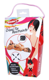 Stay Put Cross Tie Restraints for Beginners Black > Bondage Gear > Restraints